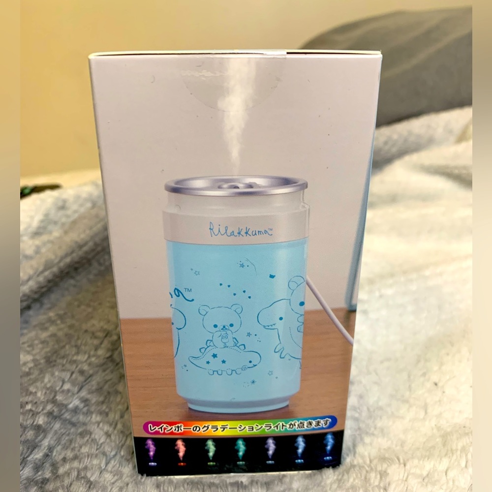 SO Kawaii Rilakkuma & Dinosaurs Personal Can USB Humidifier w/ Changing 🌈 light